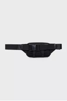 Men's belt bag with patches