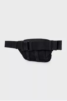 Men's belt bag with patches
