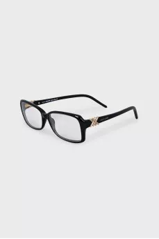 Black frame with gold decor