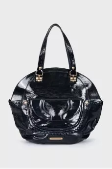 Patent leather bag