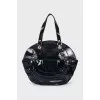 Patent leather bag