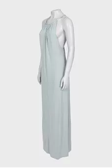 Green dress with straps