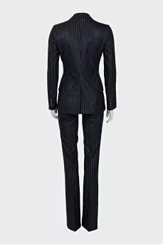 Wool suit consisting of a jacket and striped trousers