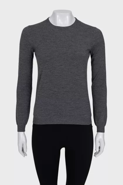Grey Crew Neck Jumper