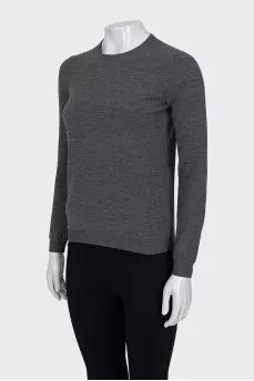 Grey Crew Neck Jumper