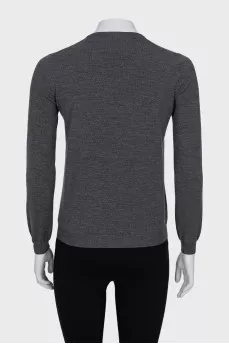 Grey Crew Neck Jumper