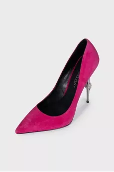 Pink Skull Stiletto Heels