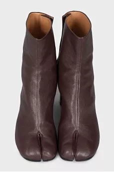 Tabi leather boots