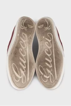 Men's leather slip-ons