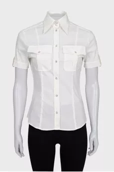 White short sleeve shirt