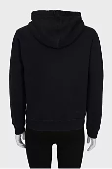 Hoodie with brand logo