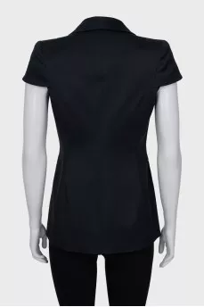 Short sleeve fitted jacket