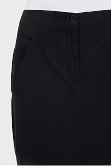 Gradient midi skirt