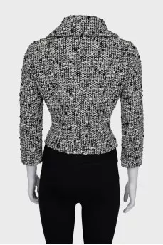 Short coat with buttons