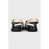 White Fussbett Sandals