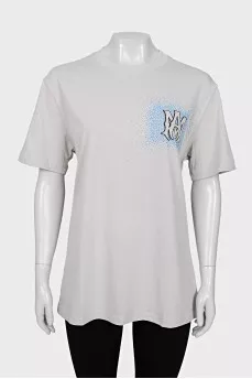 Straight T-shirt with tag
