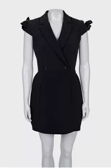 Fitted dress with bows