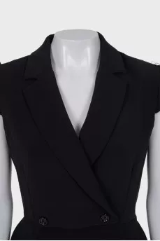 Fitted dress with bows