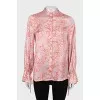 Blouse with decor on cuffs