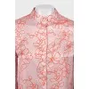 Blouse with decor on cuffs