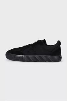 Black suede sneakers