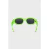 Sunglasses with neon frames