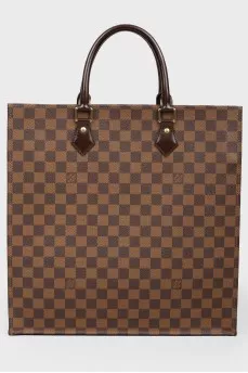 Brown bag in a corporate print