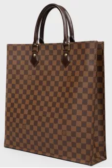 Brown bag in a corporate print
