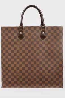 Brown bag in a corporate print