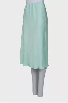 Straight green skirt