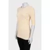 Ribbed long sleeve 3/4 sleeve
