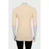 Ribbed long sleeve 3/4 sleeve