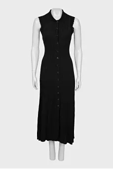 Black Sleeveless Bodycon Dress