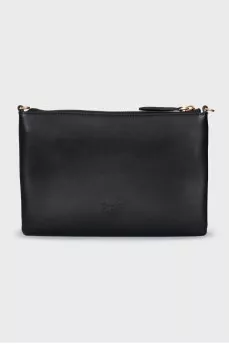Leather clutch on chain
