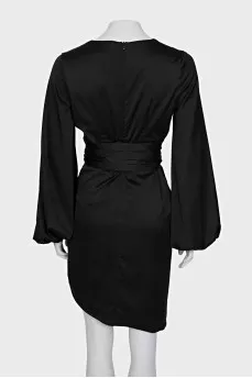 V-neck zip dress