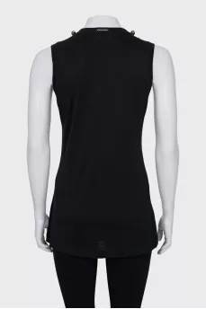 T-shirt with gold decor