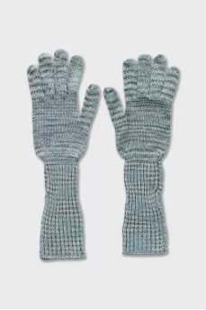 Striped Hat and Gloves Set