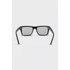 Black framed prescription glasses