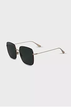 Green square frame sunglasses