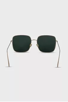 Green square frame sunglasses