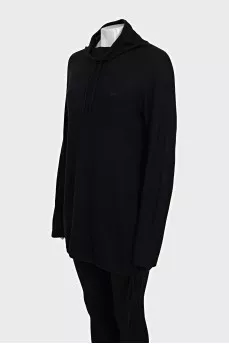 Black turtleneck sweater
