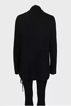 Black turtleneck sweater