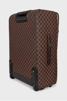 Suitcase with Pegase branded print