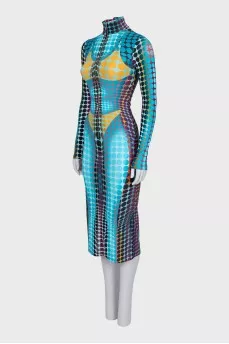 Bodycon printed dress