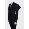 Black jacket with mesh