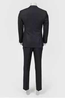 Small gray striped suit