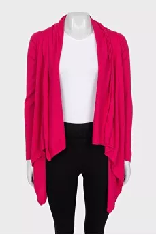 Loose-fitting cardigan without fastening