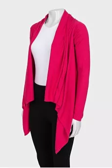 Loose-fitting cardigan without fastening
