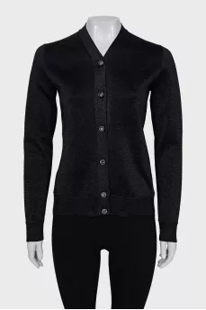 Cardigan with crystal buttons