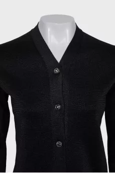 Cardigan with crystal buttons